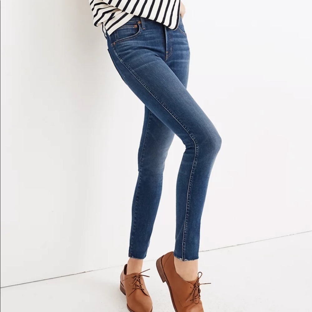 Madewell high rise skinny jeans